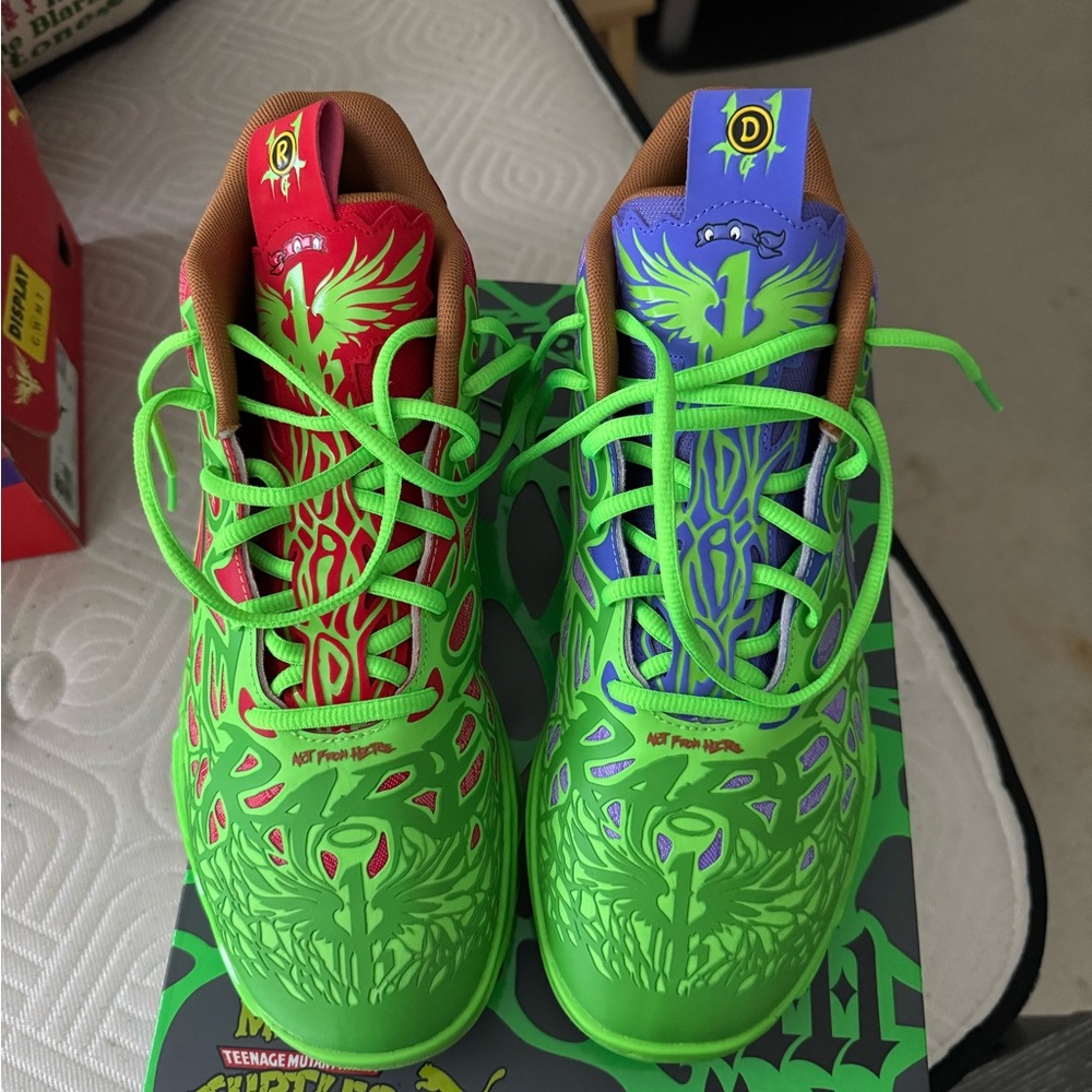 Lamelo x Puma TMNT, worn once